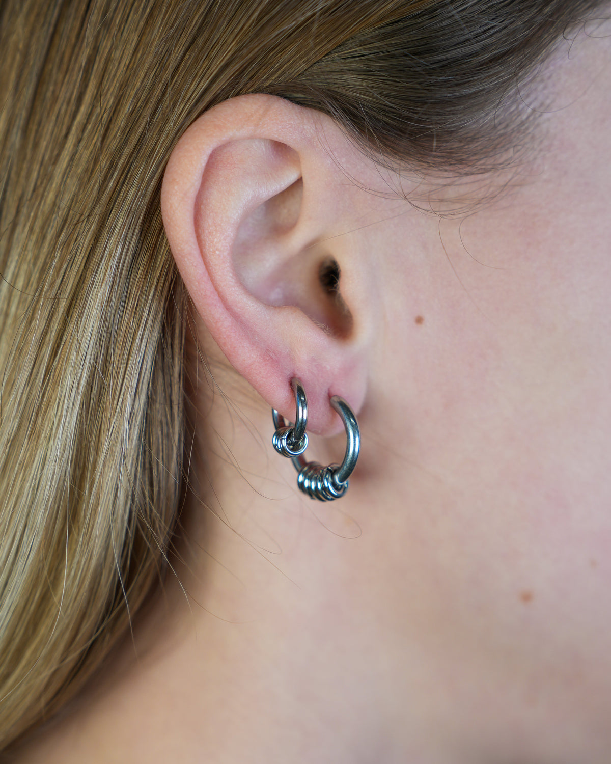 Bali - Pendientes - Acero inoxidable