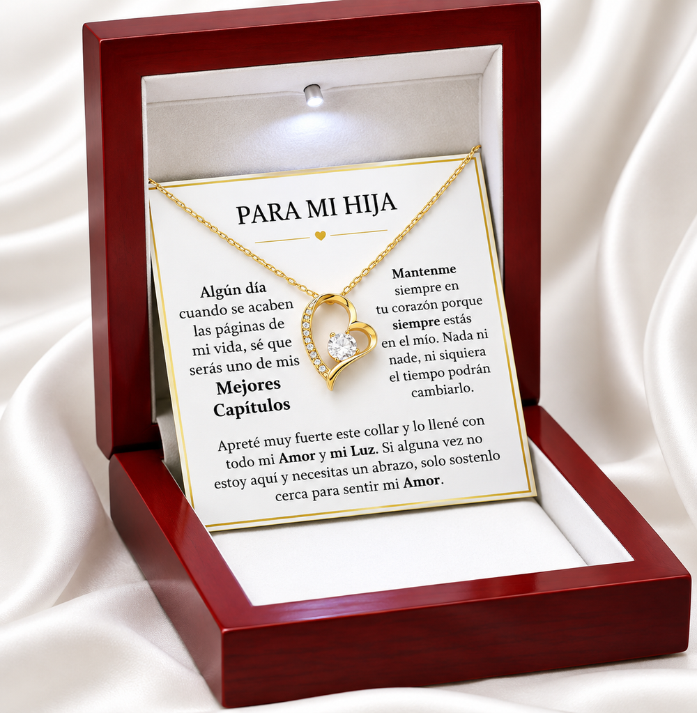 Collar Corazón con Dedicatoria