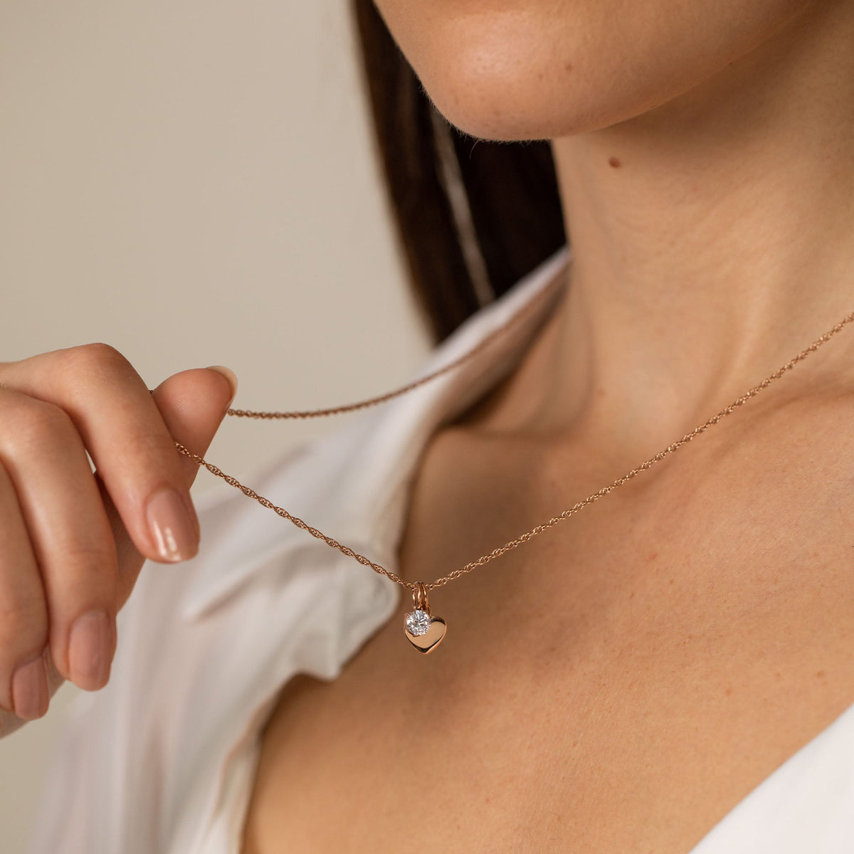 Collar Brave con corazón y colgante