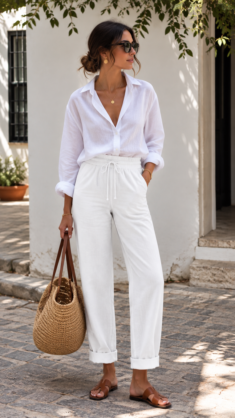 Pantalón de lino Iraola