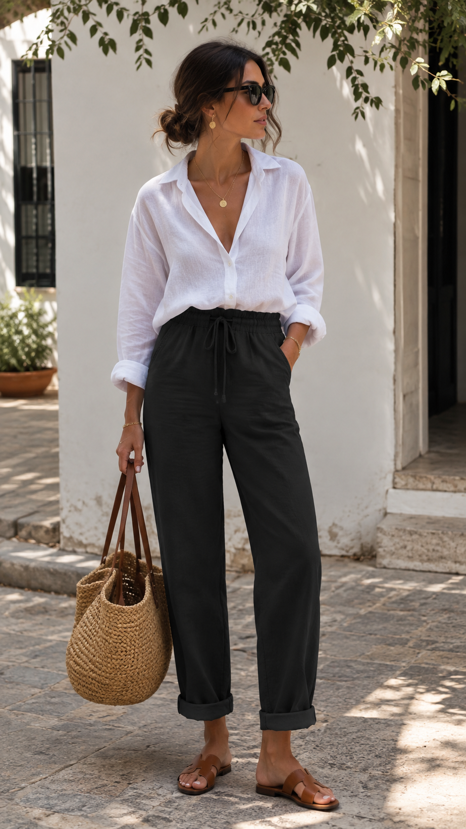 Pantalón de lino Iraola
