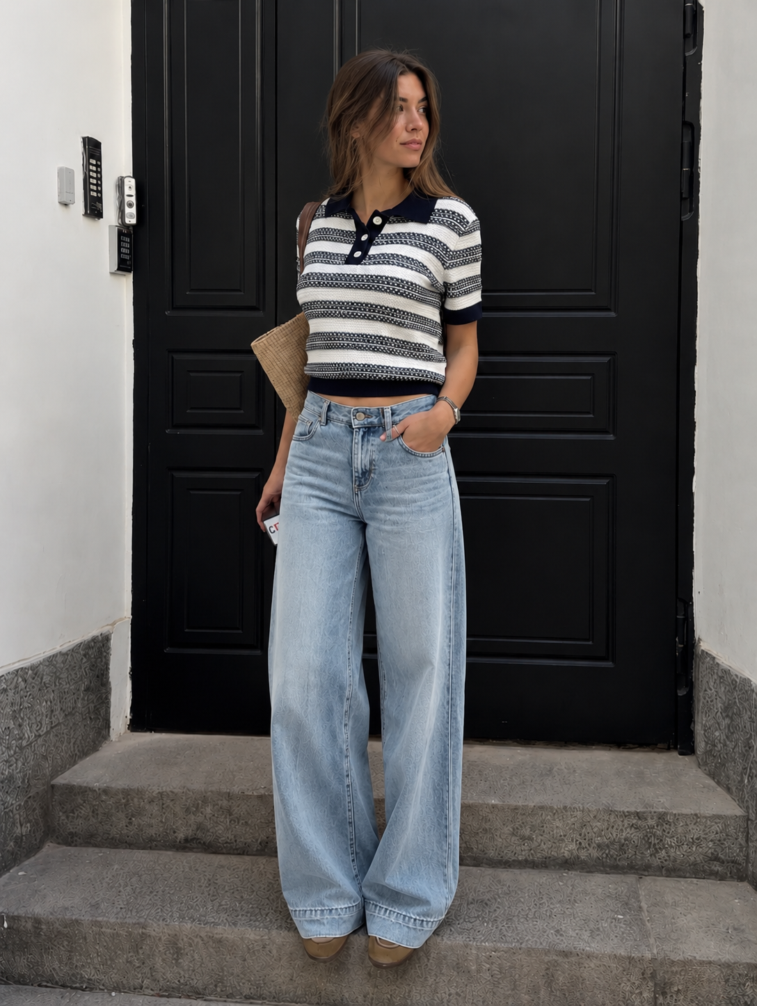 LOLA | Vaquero ancho de talle alto
