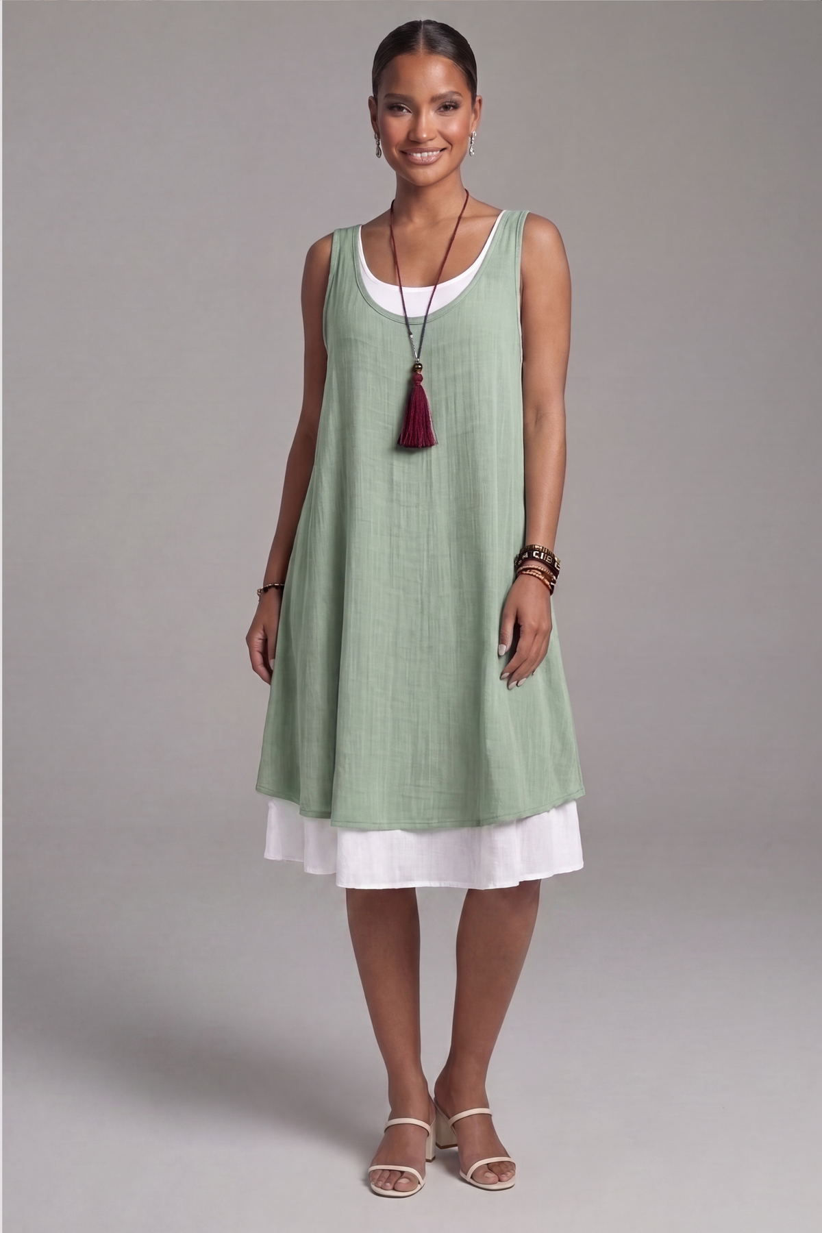 Vestido Ines doble capa
