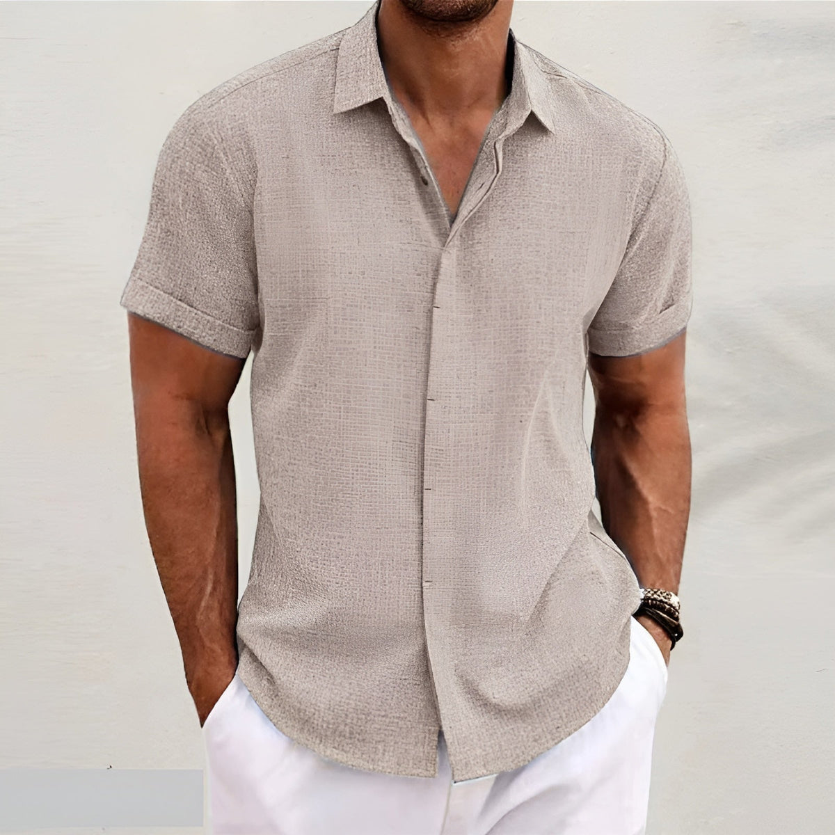 Polo de lino