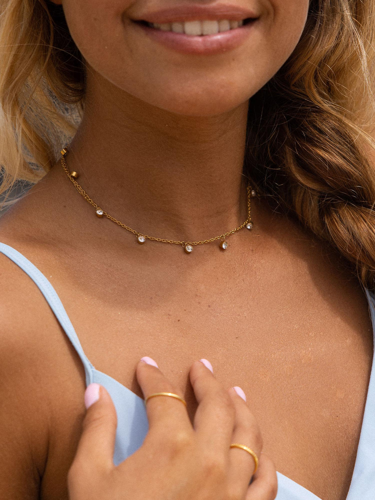 Collar Nani con piedras engastadas