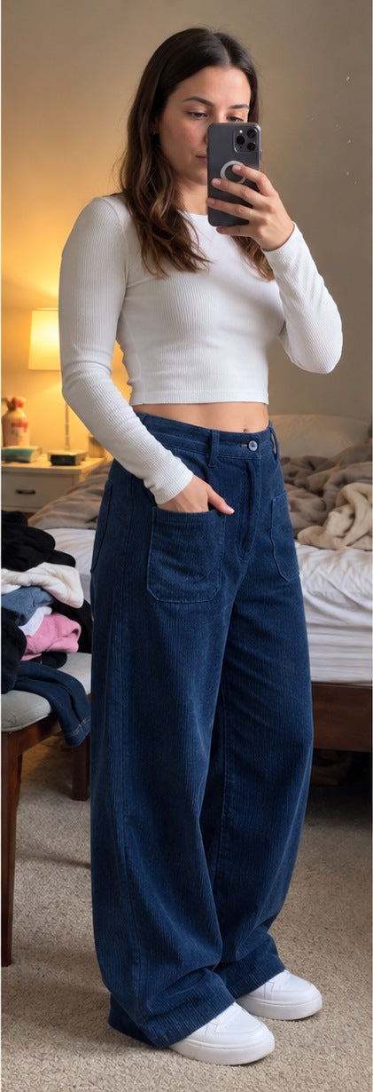 Pantalón cargo Blu scuro - 2