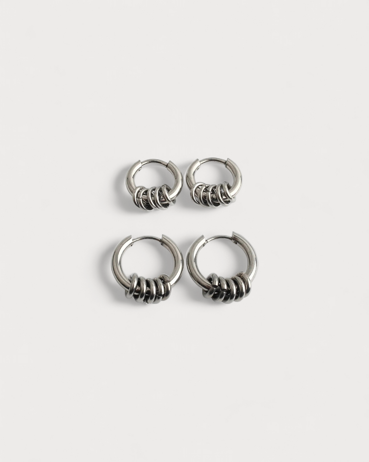 Bali - Pendientes - Acero inoxidable