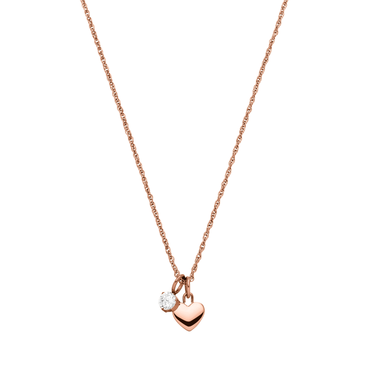 Collar Brave con corazón y colgante