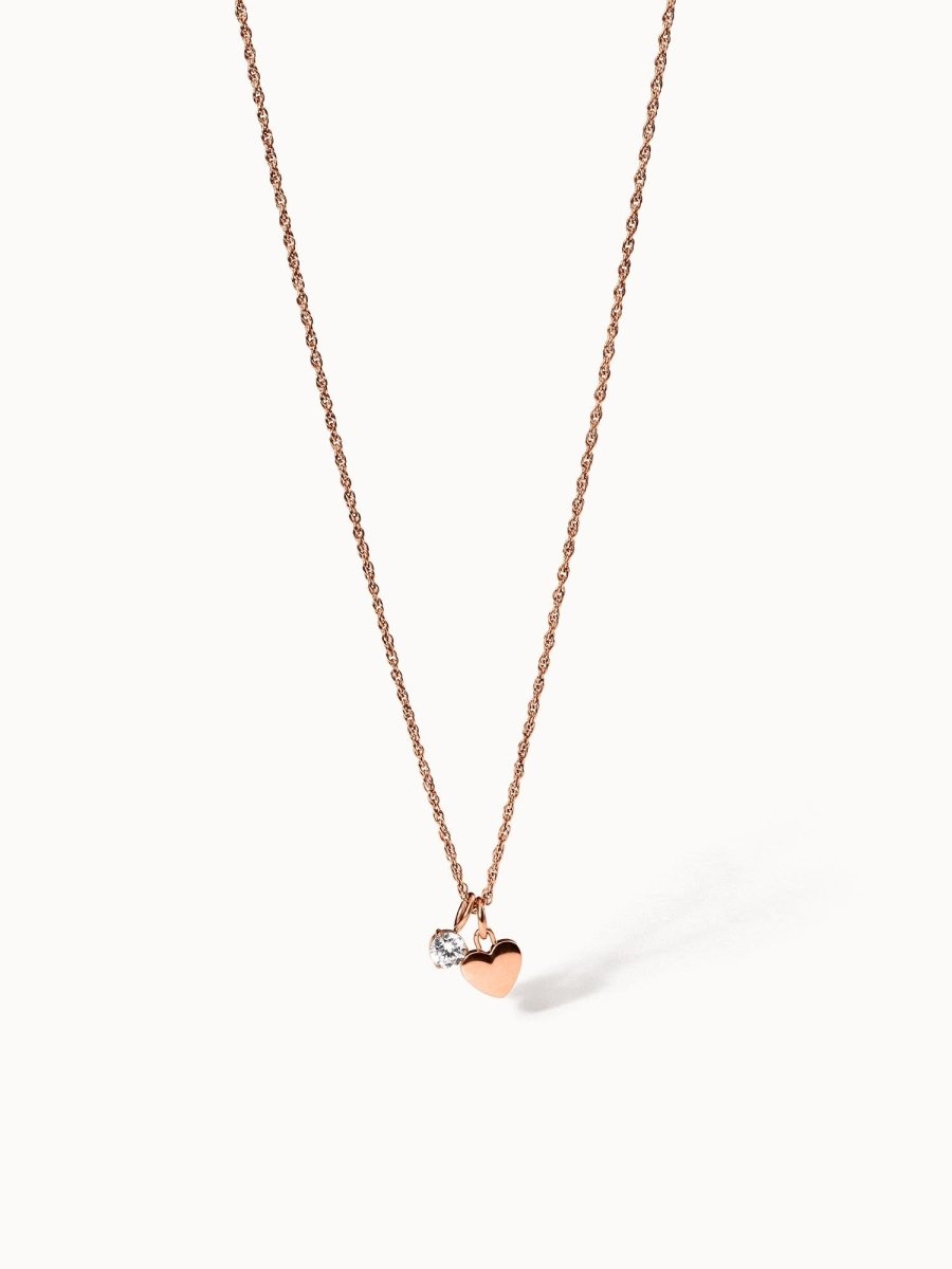 Collar Brave con corazón y colgante