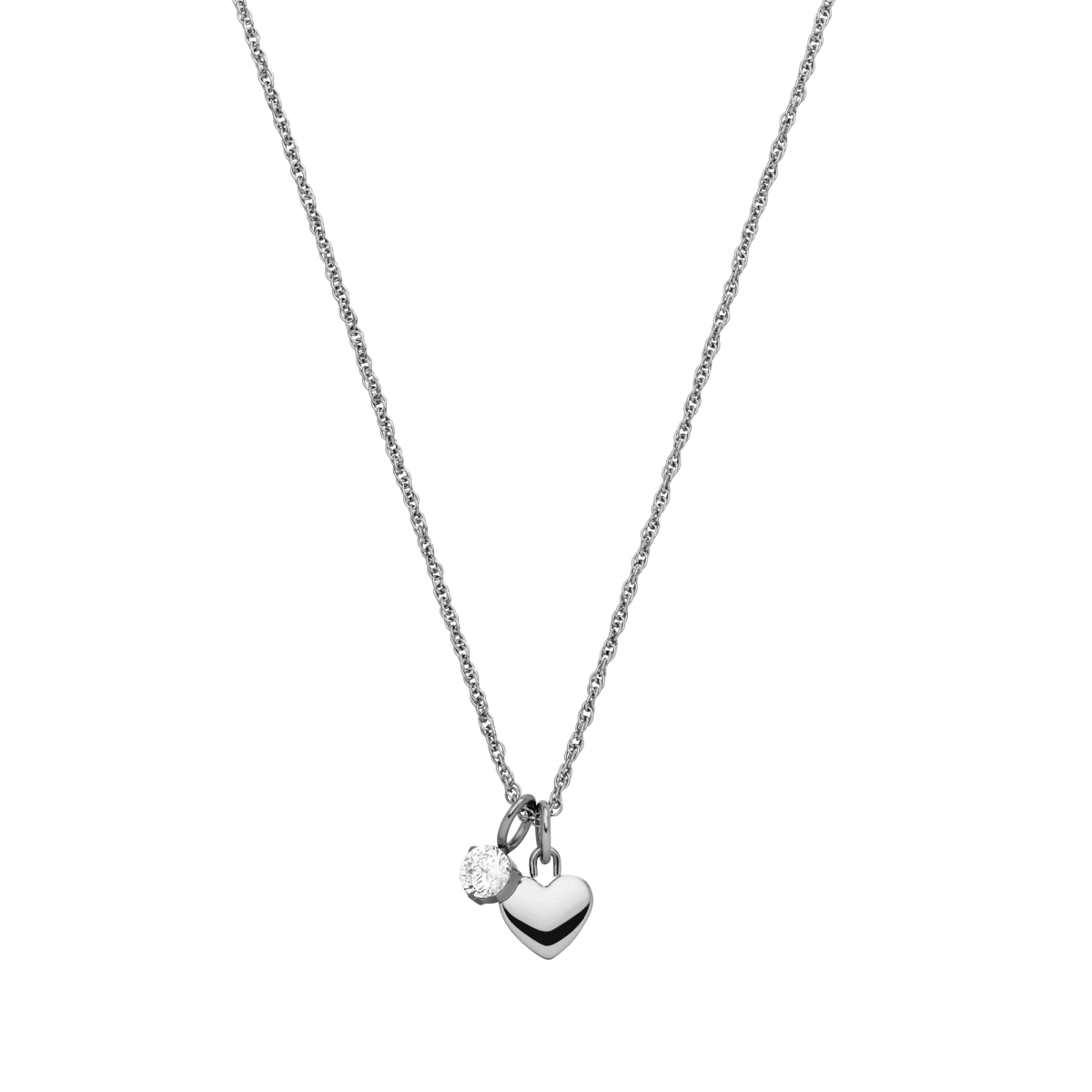 Collar Brave con corazón y colgante