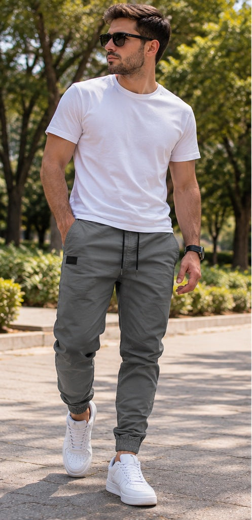 Pantalón jogger Grigio - 1