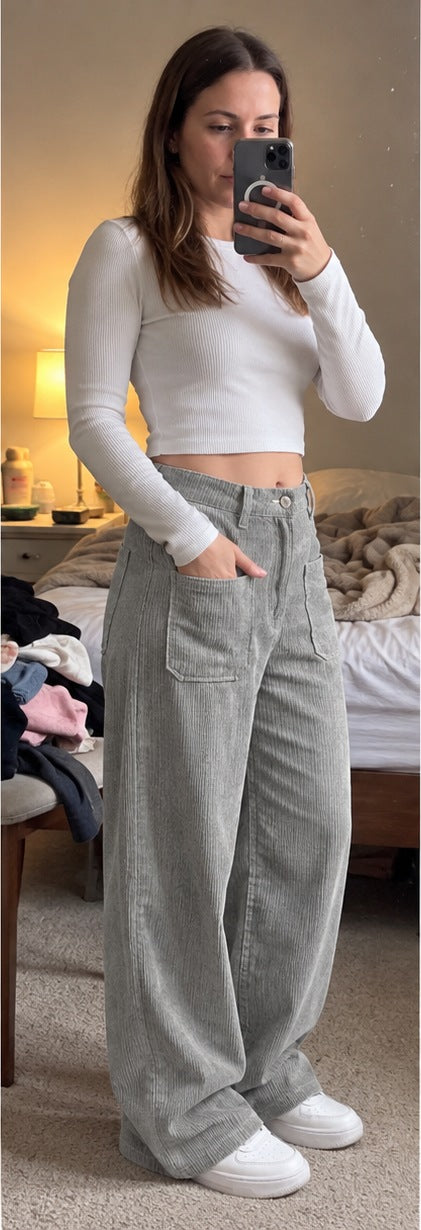 Pantalón cargo Grigio - 2