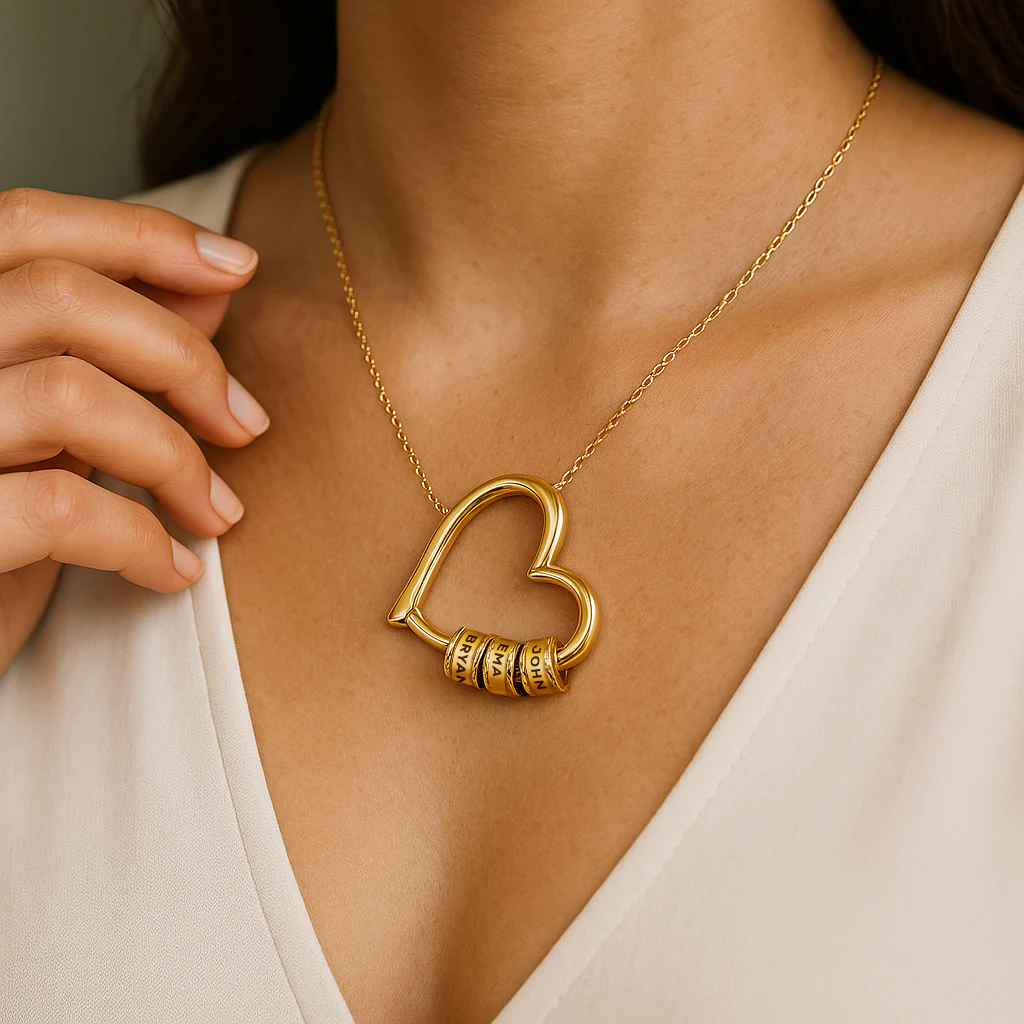 Collar personalizado «El corazón de la familia»