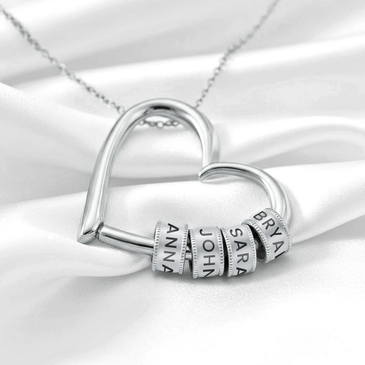 Collar personalizado «El corazón de la familia»