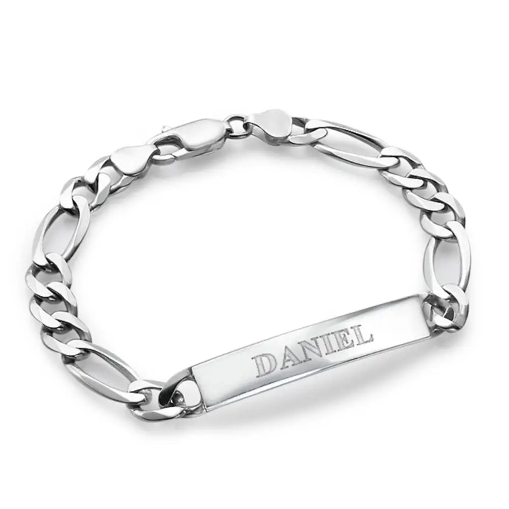 Pulsera Amigo para hombre - Plata