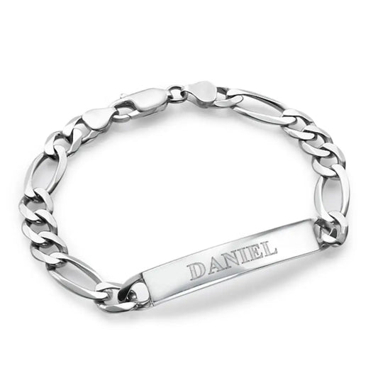 Pulsera Amigo para hombre - Plata