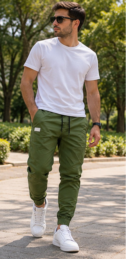 Pantalón jogger Verde - 1